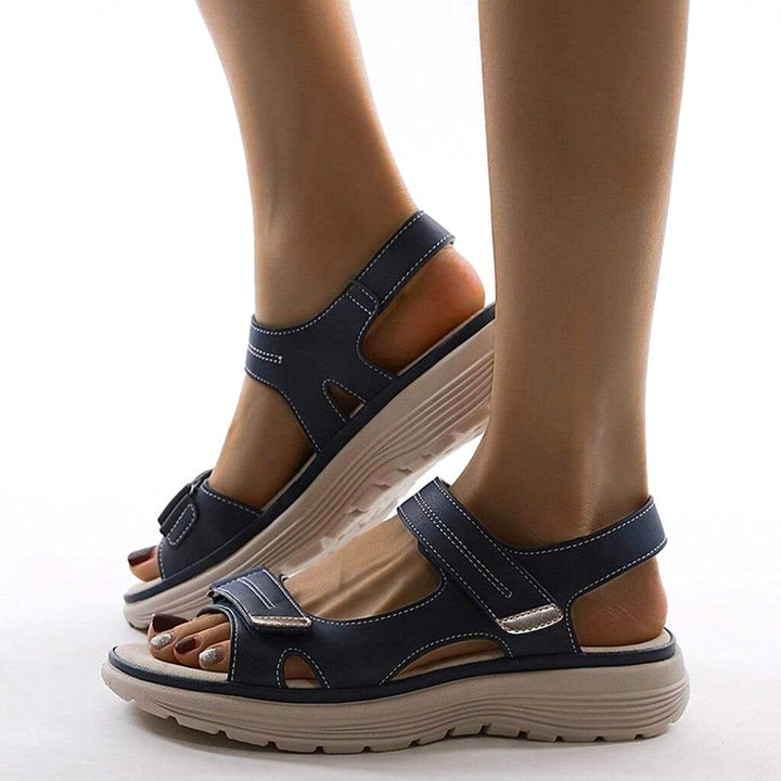 Harper | Women's Orthopedic Walking Sandals - Cream