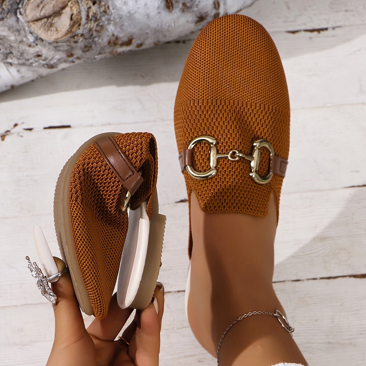 Harper | Women's Patterned Summer Slippers - grass green