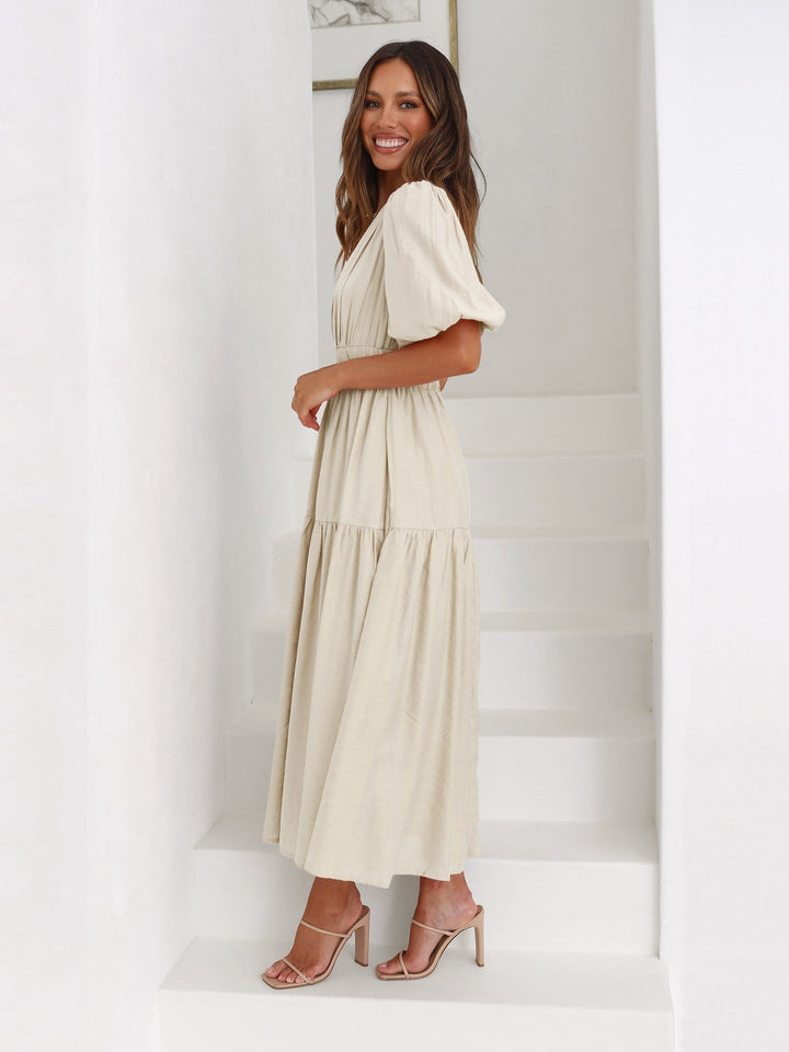 Harper | Women's Puff Sleeve Midi Dress - image 10