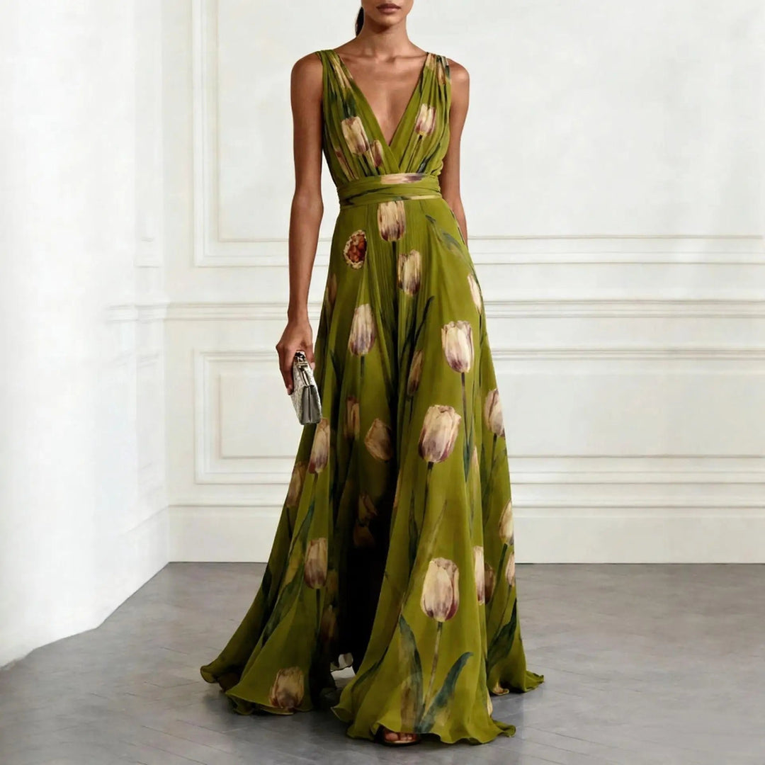 Harper | Women's Tulip Floral Wedding Guest Dress - image 6