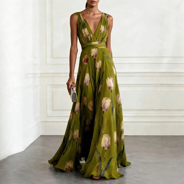 Harper | Women's Tulip Floral Wedding Guest Dress - image 6