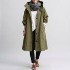 Harriet | Women's Relaxed-Fit Waterproof Jacket, Hooded Rain Coat | Animated Apparel