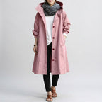 Harriet | Women's Relaxed-Fit Waterproof Jacket, Hooded Rain Coat | Animated Apparel