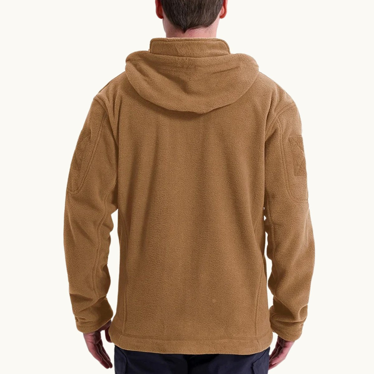 Harrison | Men's Warm Tactical Fleece Jacket, Hooded Outdoor Jacket | Animated Apparel