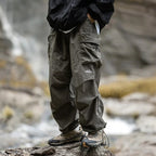 Elijah | Men's Waterproof Cargo Trousers, Loose-Fit Technical Walking Trousers | Animated Apparel
