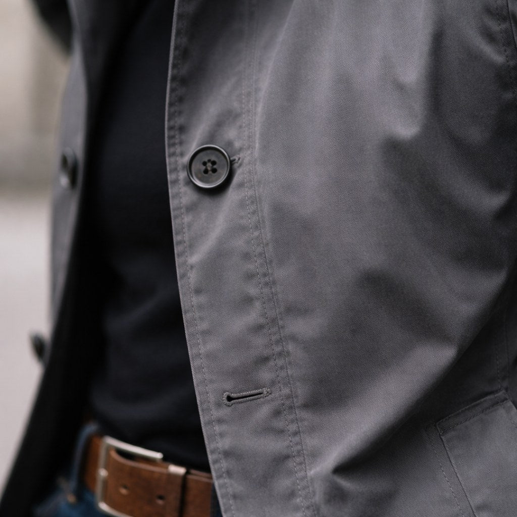 Harvey | Men's Tailored All-Weather Overcoat, Timeless Autumn Coat | Animated Apparel