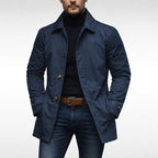 Harvey | Men's Tailored All-Weather Overcoat, Timeless Autumn Coat | Animated Apparel