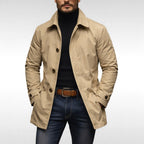 Harvey | Men's Tailored All-Weather Overcoat, Timeless Autumn Coat | Animated Apparel