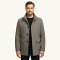 Hayes | Men's Tailored Wool Overcoat, Smart Wool Coat | Animated Apparel