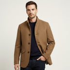 Hayes | Men's Tailored Wool Overcoat, Smart Wool Coat | Animated Apparel