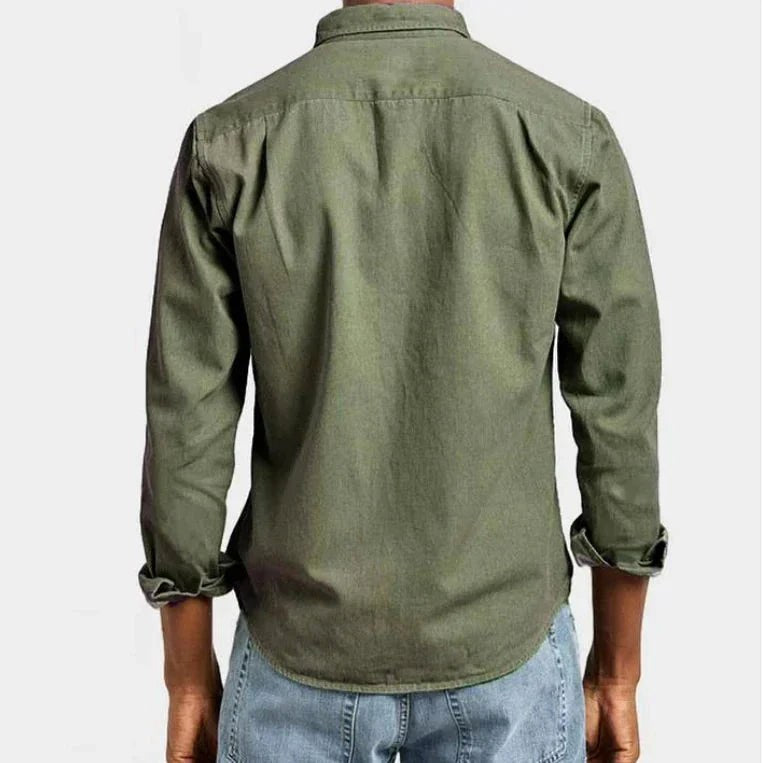 Henry | Men's Tailored Cotton Shirt, Smart Everyday Shirt | Animated Apparel