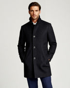 Hudson | Men's Premium Wool Overcoat, Tailored Winter Coat | Animated Apparel