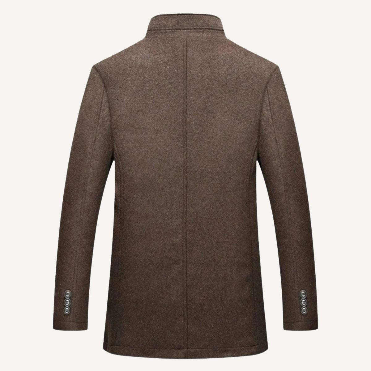 Hudson | Men's Premium Wool Overcoat, Tailored Winter Coat | Animated Apparel