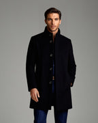 Hudson | Men's Premium Wool Overcoat, Tailored Winter Coat | Animated Apparel
