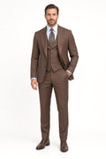 John | Men's Three-Piece Formal Suit, Classic Tailored Suit | Animated Apparel