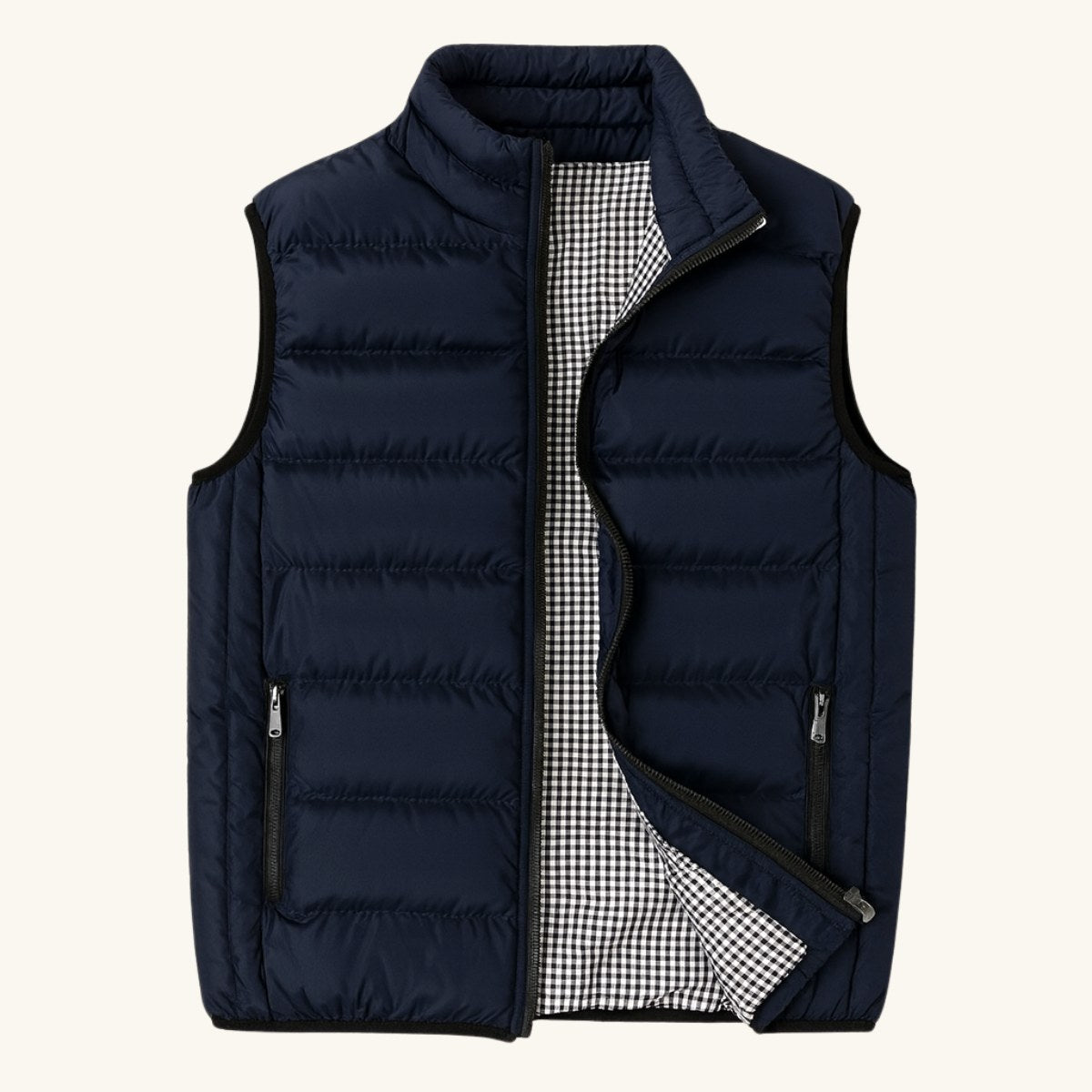 Hunter | Men's Quilted Puffer Gilet, Sleeveless Layering Gilet | Animated Apparel