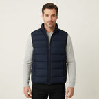 Hunter | Men's Quilted Puffer Gilet, Sleeveless Layering Gilet | Animated Apparel