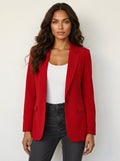 Imogen | Women's Tailored Blazer, Fitted Smart Jacket | Animated Apparel | Khaki