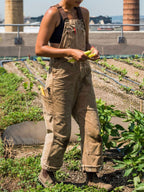 Iris | Women's Cotton Adjustable Dungarees, Functional Work Dungarees | Animated Apparel