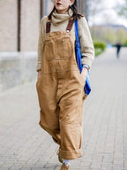 Iris | Women's Cotton Adjustable Dungarees, Functional Work Dungarees | Animated Apparel