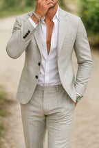 Joseph | Men's Slim-Fit Two-Piece Suit, Notch Lapel Tailored Suit | Animated Apparel