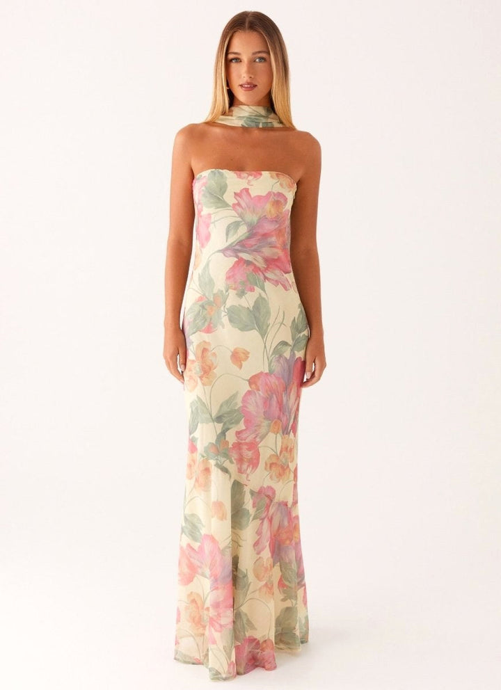 Isadora | Women's Floral Print Maxi Dress - image 2
