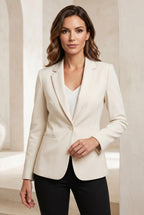 Isaline | Women's Tailored Blazer, Slim Fit Lapel Collar Trouser Suit | Animated Apparel