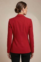 Isaline | Women's Tailored Blazer, Slim Fit Lapel Collar Trouser Suit | Animated Apparel