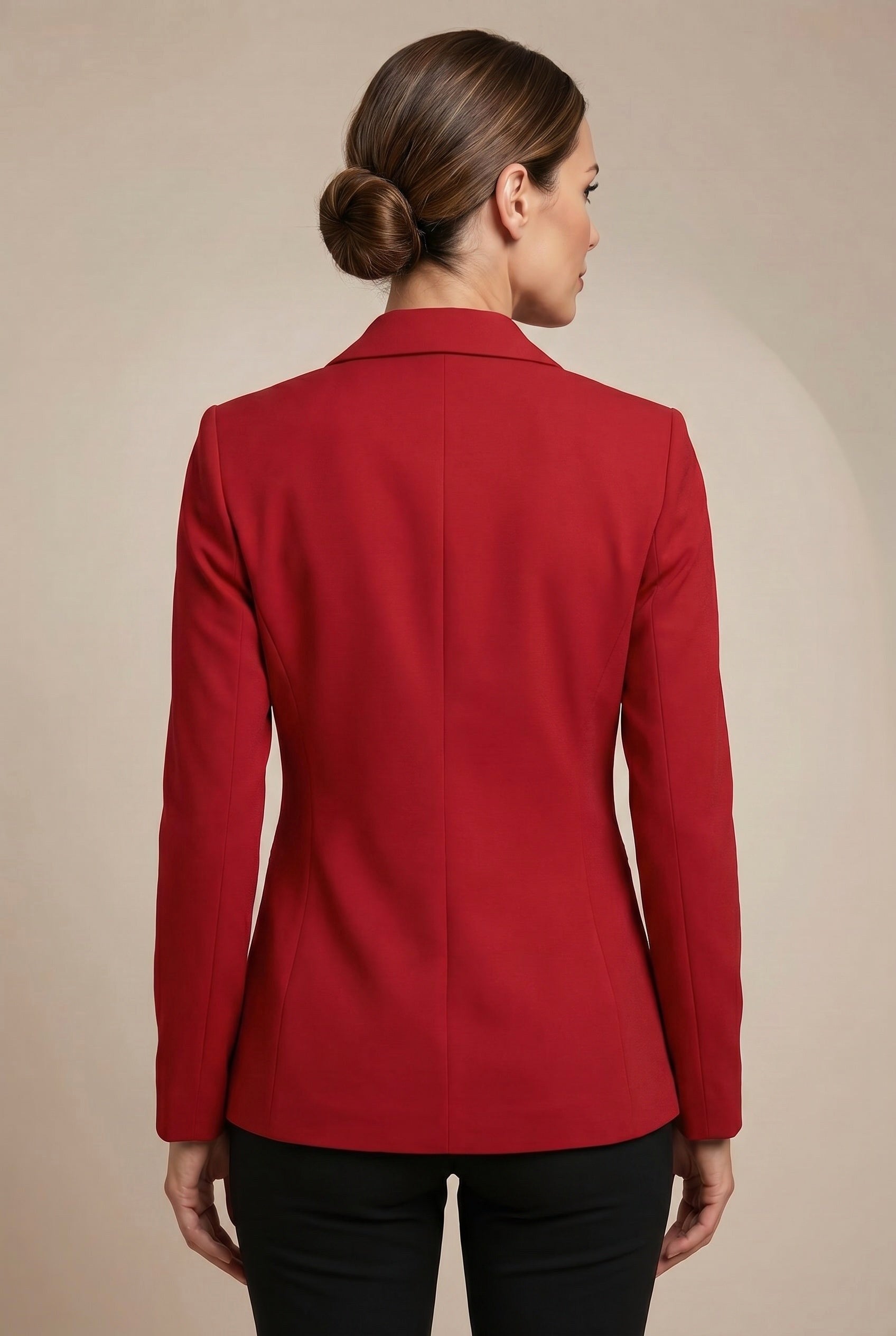 Isaline | Women's Tailored Blazer, Slim Fit Lapel Collar Trouser Suit | Animated Apparel