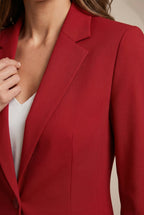Isaline | Women's Tailored Blazer, Slim Fit Lapel Collar Trouser Suit | Animated Apparel