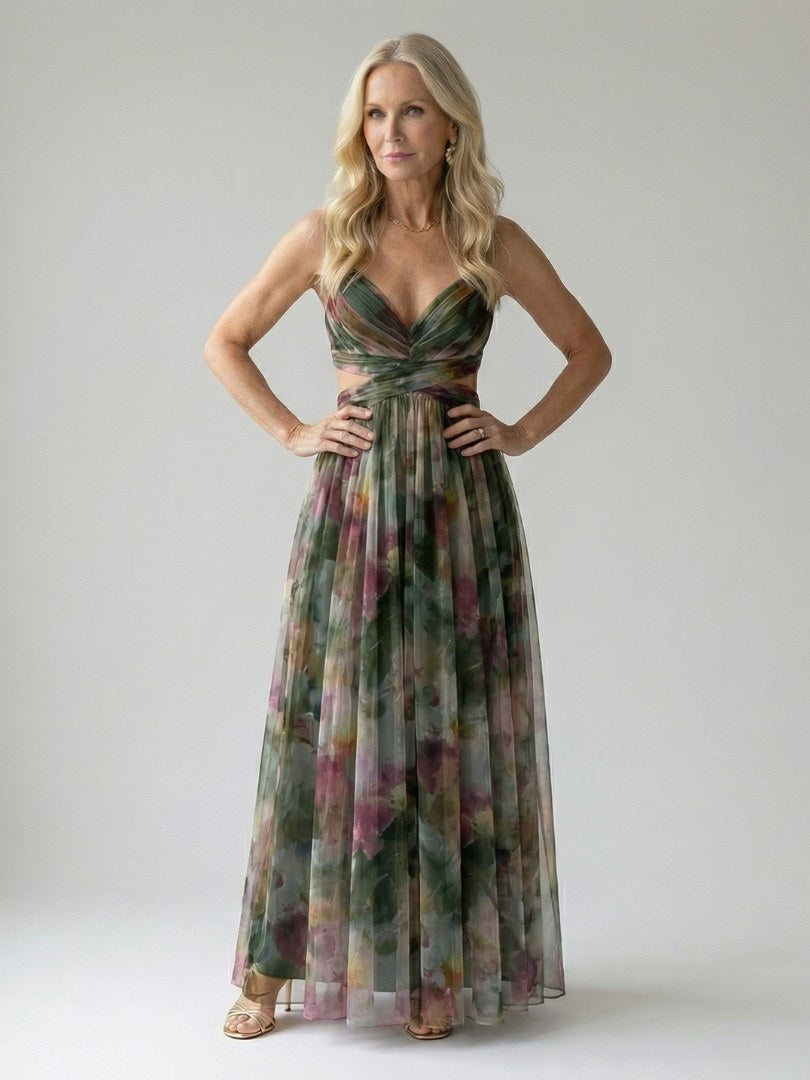 Isel | Women's Sleeveless Wrap Maxi Dress - image 11