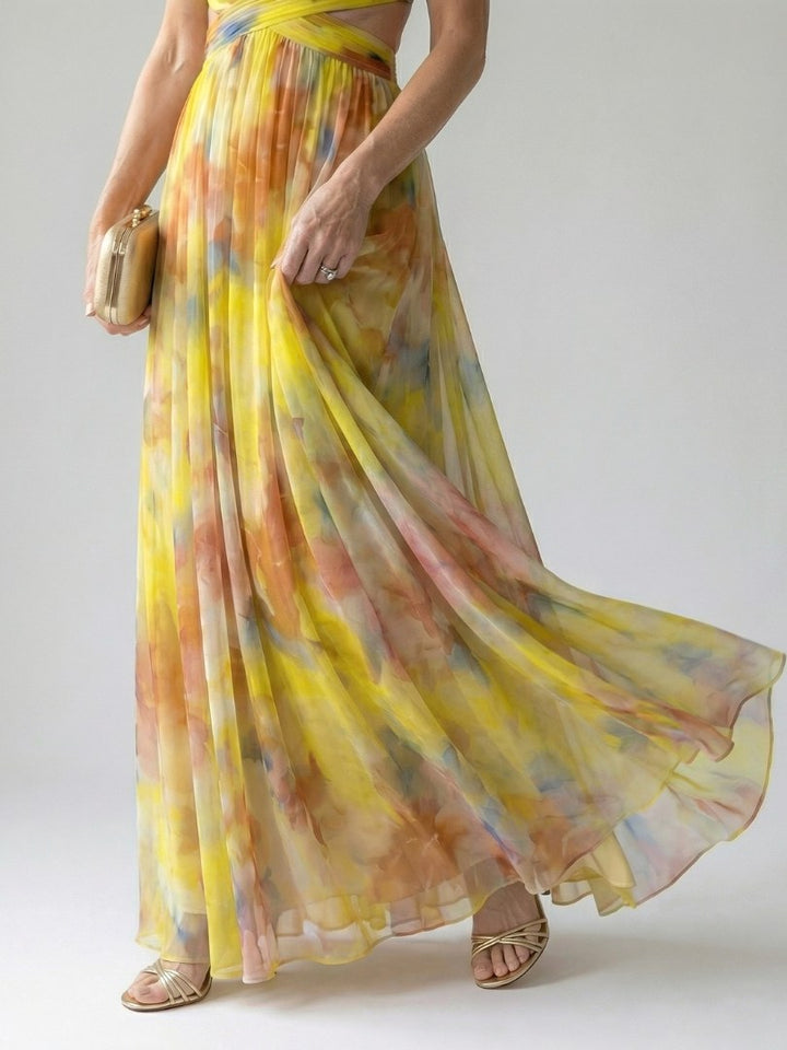 Isel | Women's Sleeveless Wrap Maxi Dress - image 6