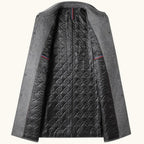 Jackson | Men's Wool Blend Tailored Coat, Longline Autumn Coat | Animated Apparel