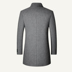 Jackson | Men's Wool Blend Tailored Coat, Longline Autumn Coat | Animated Apparel