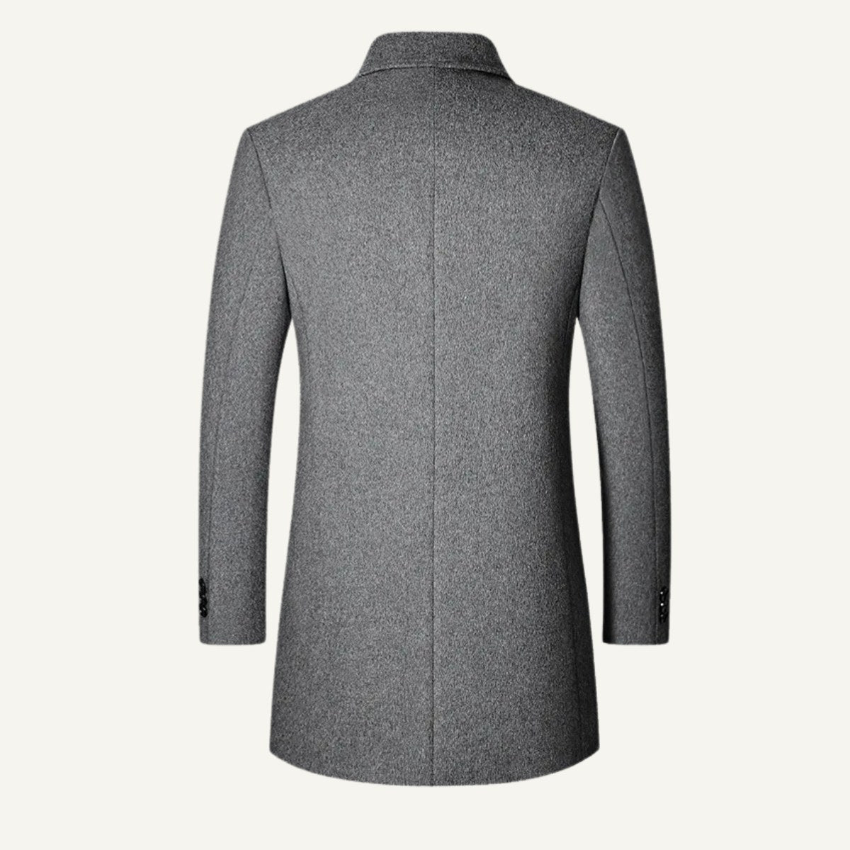 Jackson | Men's Wool Blend Tailored Coat, Longline Autumn Coat | Animated Apparel