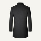Jackson | Men's Wool Blend Tailored Coat, Longline Autumn Coat | Animated Apparel
