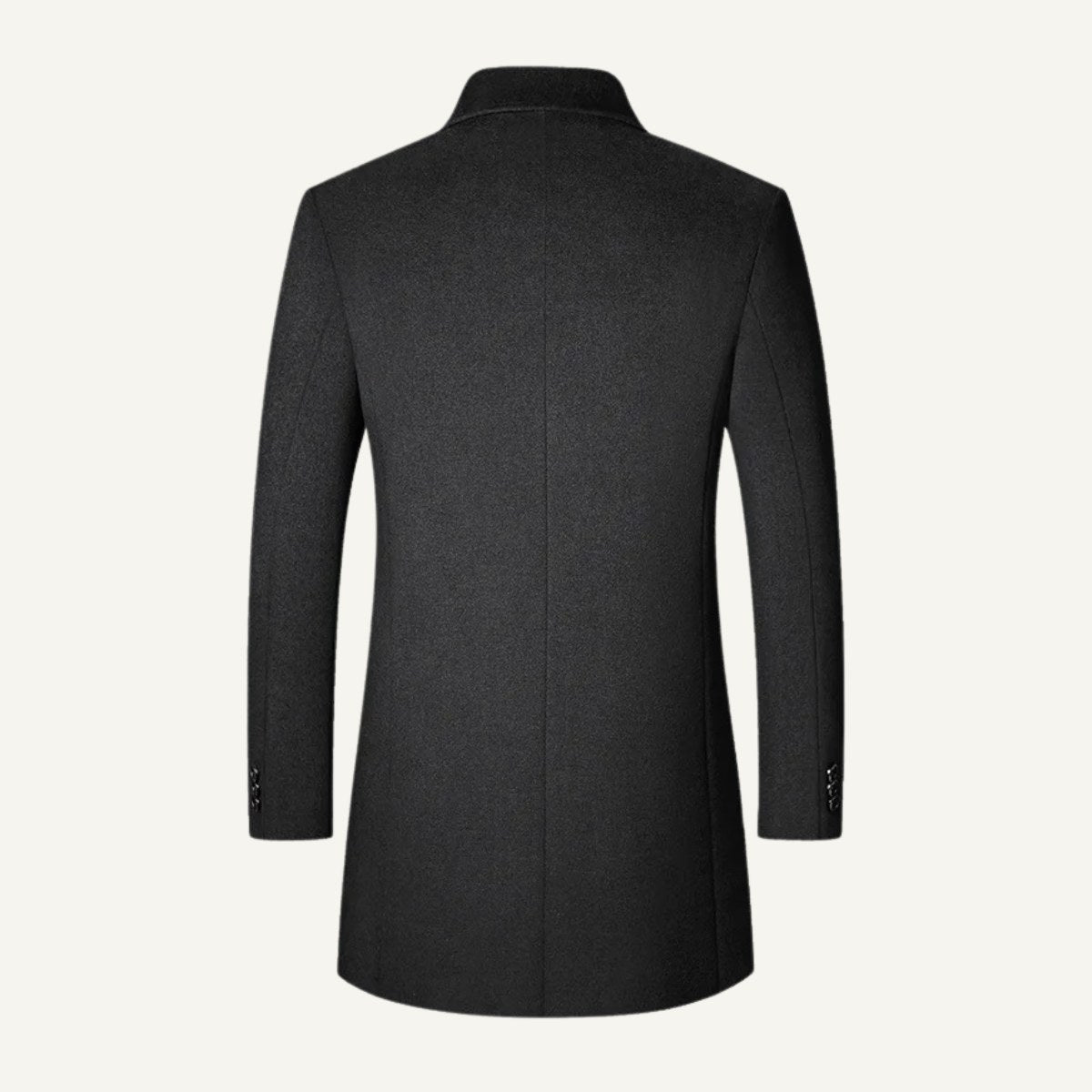 Jackson | Men's Wool Blend Tailored Coat, Longline Autumn Coat | Animated Apparel