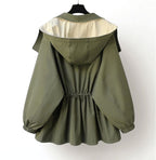 Jacqueline | Women's Oversized Layered Jacket, Practical Autumn Jacket | Animated Apparel