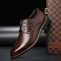 Carter | Men's Classic Lace-Up Leather Shoes, Formal Oxford Shoes | Animated Apparel