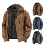 Jamie | Men's Hooded Full Zip Jacket, Lined Casual Jacket | Animated Apparel