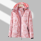 Janet | Women's Lightweight Waterproof Hooded Jacket, Practical Outdoor Jacket | Animated Apparel | Purple