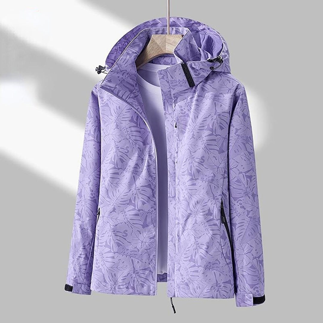 Janet | Women's Lightweight Waterproof Hooded Jacket, Practical Outdoor Jacket | Animated Apparel