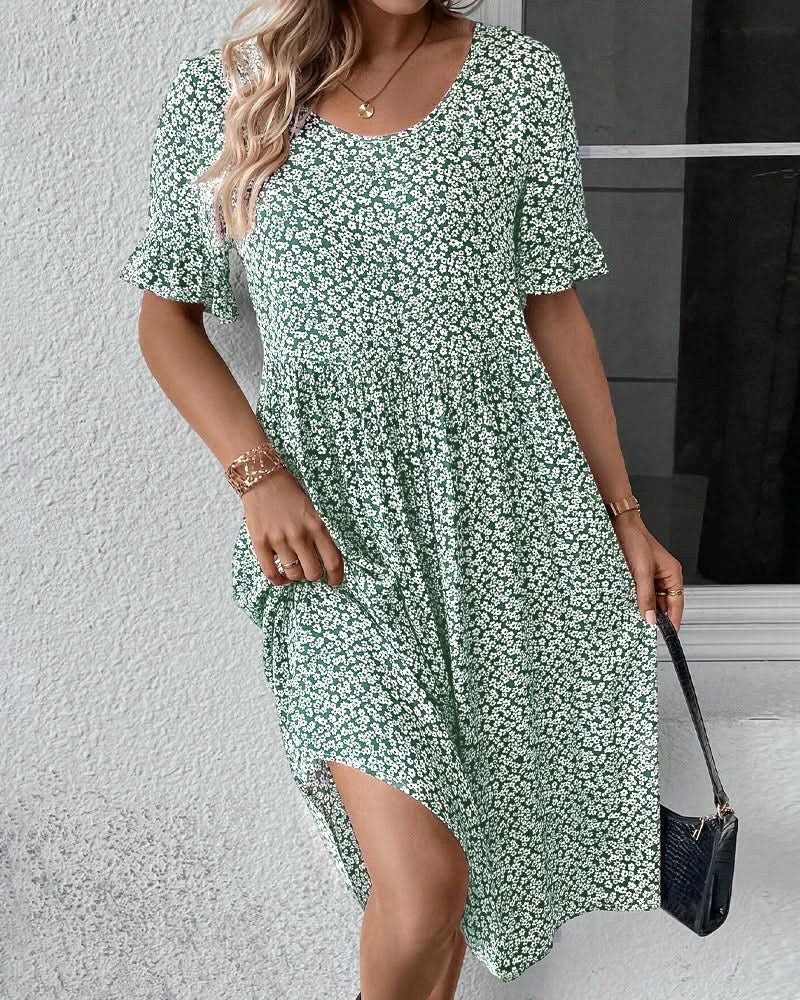 Jenna | Women's Casual Summer Floral Midi Dress - image 4