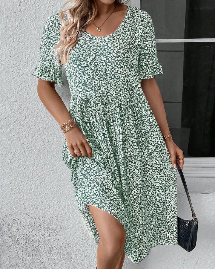 Jenna | Women's Casual Summer Floral Midi Dress - image 4