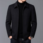 Jordan | Men's Wool Jacket, Tailored Autumn Jacket | Animated Apparel | Brown