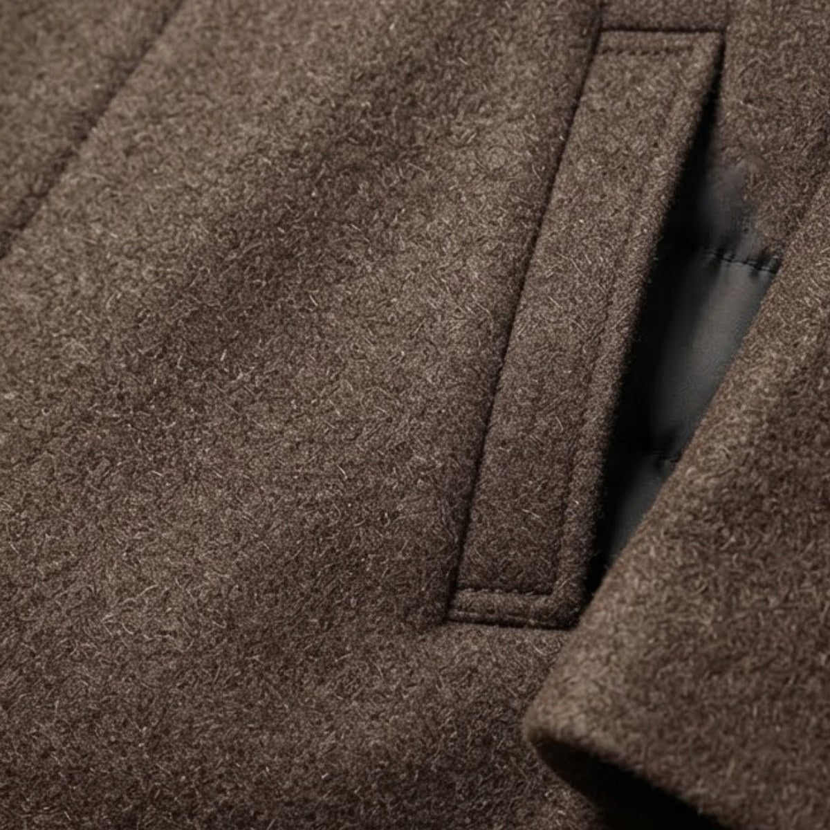 Jordan | Men's Wool Overcoat, Classic Wool Coat | Animated Apparel