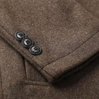 Jordan | Men's Wool Overcoat, Classic Wool Coat | Animated Apparel