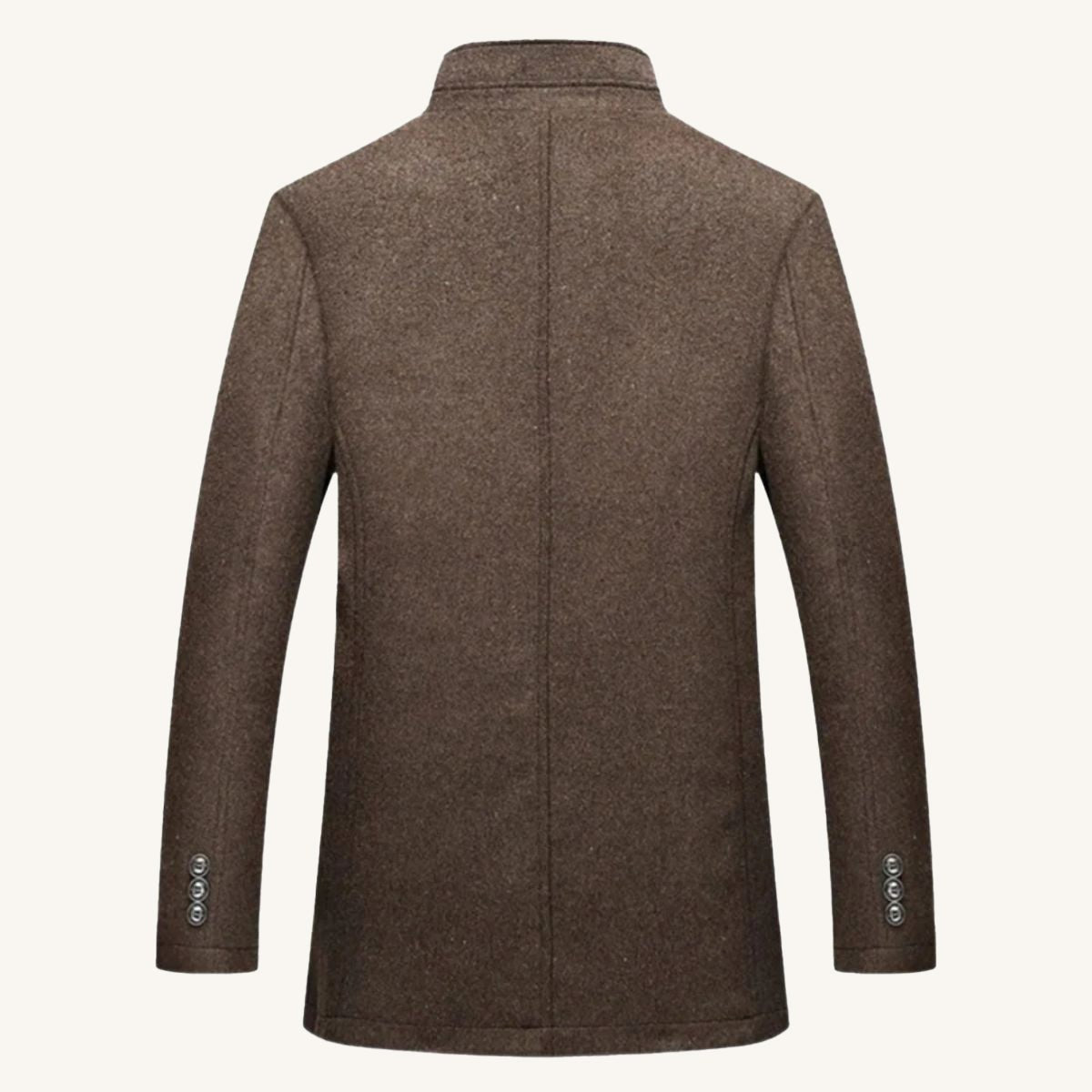 Jordan | Men's Wool Overcoat, Classic Wool Coat | Animated Apparel