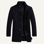 Jordan | Men's Wool Overcoat, Classic Wool Coat | Animated Apparel