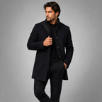Jordan | Men's Wool Overcoat, Classic Wool Coat | Animated Apparel